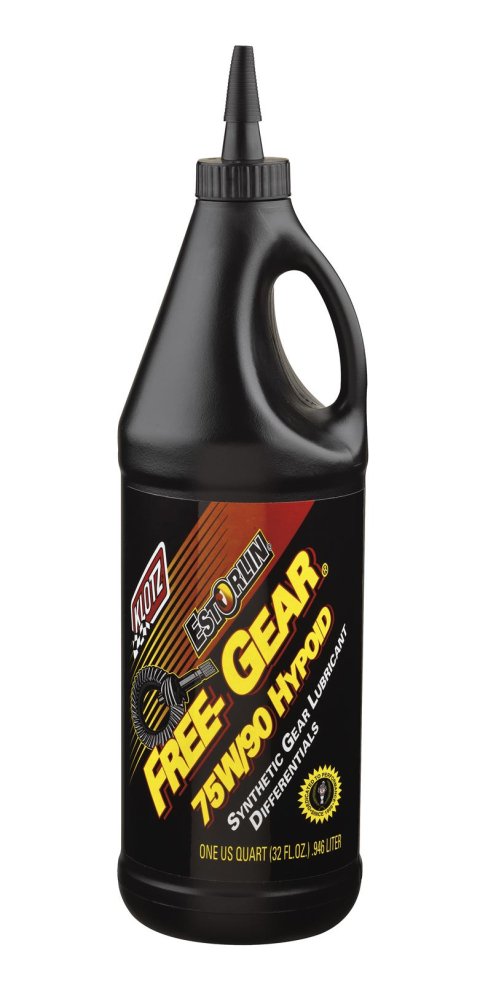 75W90 Klotz Synthetic FREE-GEAR Hypoid Gear Lubricant KE-980 Lube, FREE-GEAR, Hyphoid, Synthetic, 75W90, 1 qt., Each thumbnail 1