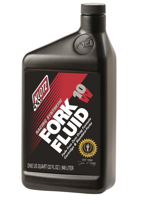 Klotz Synthetic Racing Fork and Shock Fluid KL-510 Oil, Fluid, Synthetic, 10W, 1 qt., Each thumbnail 1