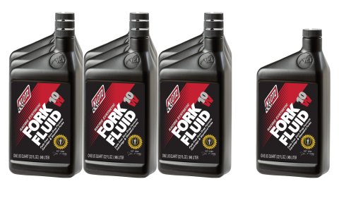 Klotz Synthetic Racing Fork and Shock Fluid KL-510 Oil, Fluid, Synthetic, 10W, 1 qt., Each thumbnail 2