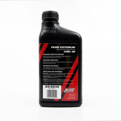 15w40 Klotz Synthetic Racing Estorlin Lubricant KE-954 Engine Oil, Estorlin, Synthetic, 15W40, 1 qt., Each thumbnail 1