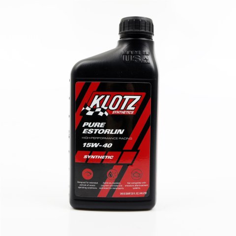 15w40 Klotz Synthetic Racing Estorlin Lubricant KE-954 Engine Oil, Estorlin, Synthetic, 15W40, 1 qt., Each thumbnail 4
