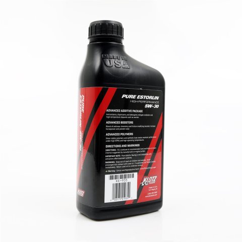 5w30 Klotz Synthetic Racing Estorlin Lubricant KE-935 Engine Oil, Racing, 5W30, Synthetic, 1 Quart, Each