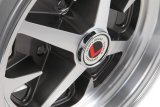 Legendary Wheels Magnum 400 Charcoal Machined 14x6 Wheels, Machined, 14 in. x 6.00 in., Aluminum, Machined, 4 x 114.3mm Bolt Circle, 3.75 in. Backspacing, Ford, Each thumbnail 2