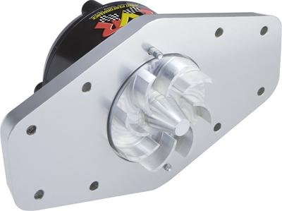 CVR Replacement Electric Water Pumps 754 Pump, Billet Aluminum, Black/Clear Anodized, Each thumbnail 1