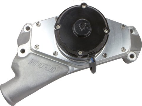 CVR Proflo Maximum Water Pumps 7554 Electric Pump, Maximum, Billet Aluminum, Clear Anodized, 55 gpm, Chevy, Big Block, Each thumbnail 2