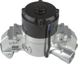 CVR Proflo Extreme Water Pump Assemblies 8502CL Pump, Electric, Extreme, 55 gpm, Billet Aluminum, Clear Anodized, Ford, Small Block, Each thumbnail 1