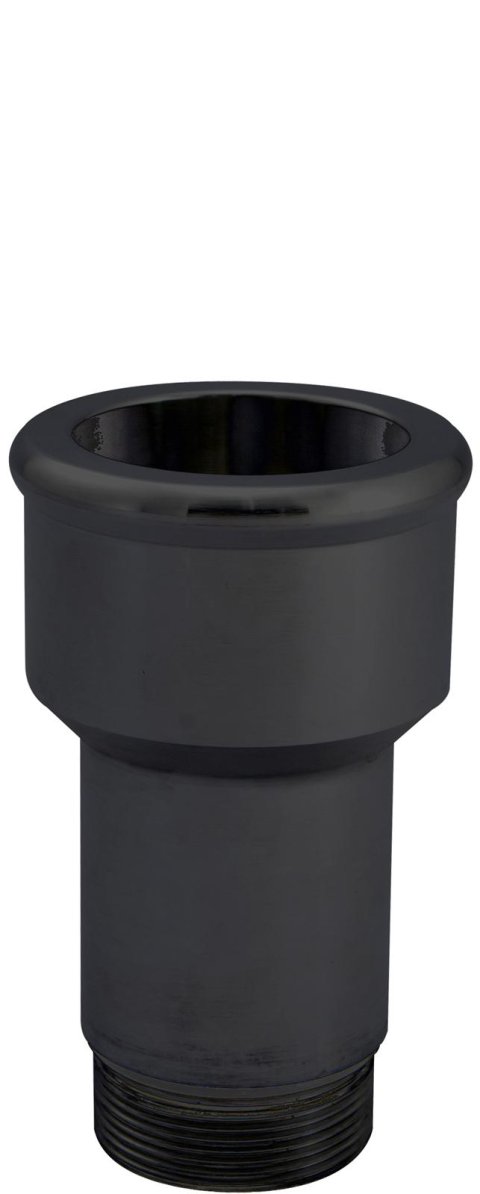 CVR Water Pump and Thermostat Fittings 8175BK Fitting, Adapter, Straight Cut to Hose Barb, Straight, Billet Aluminum, Black Anodized, 1 3/16 in., 1 3/4 in. Hose Barb, Each thumbnail 2