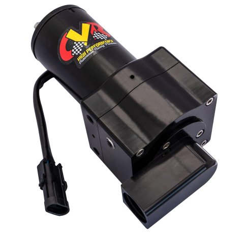CVR Remote Water Pumps 825BK Pump, Remote, Performance, Aluminum, Black Anondized, Carbon Ceramic Seal, 5 Amps,12 AN O-Ring Inlet, 20GPM, Each thumbnail 2