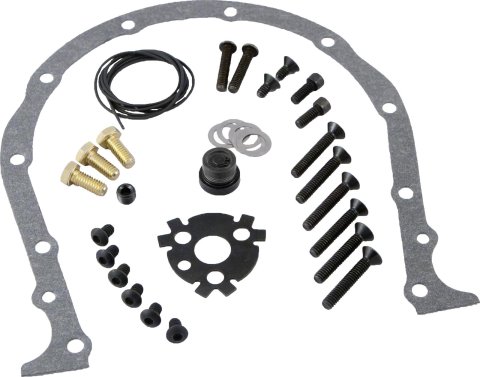 CVR Timing Covers TC2454CL Cover, Billet Aluminum, 2-Piece, Chevy, Big Block, Each thumbnail 2