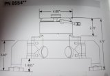 CVR Proflo Extreme Water Pump Assemblies 8554BK Pump, Electric, Extreme, 55 gpm, Billet Aluminum, Black Anodized, Chevy, Big Block, Each thumbnail 2
