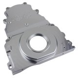 CVR LS 2-Piece Timing Covers TC2327CL Cover, 2-Piece, Billet Aluminum, Clear Anodized, Chevrolet, Gen 3, V8, Each thumbnail 2