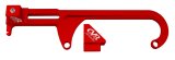 CVR Billet Throttle Linkage Brackets 64500R Cable Bracket, 4500 Series Carburetor, Aluminum, Red Anodized, Universal, Each thumbnail 2
