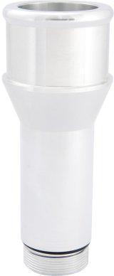 CVR Water Pump and Thermostat Fittings 8175LCL Fitting, Adapter, Straight Cut to Hose Barb, Straight, Billet Aluminum, Clear Anodized, 1 3/16 in., 1 3/4 in. Hose Barb, Each thumbnail 2