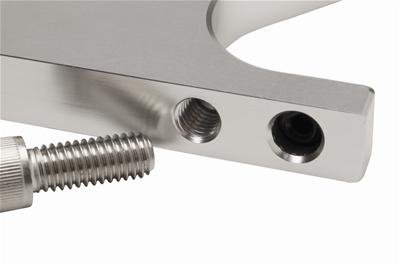 CVR Billet Nitrous Bottle Brackets NO67CL Brackets, Aluminum, Clear Anodized, 10-15 lbs. Bottle, Set thumbnail 5