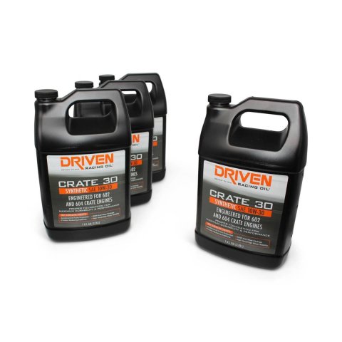 10w30 Driven Racing Oil Crate 30 Full Synthetic High Performance Motor 22308-4 Engine Oil, 30, 10W-30, Synthetic, ZDDP Enhanced, 1 Gallon, Set of 4 thumbnail 1