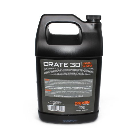 10w30 Driven Racing Oil Crate 30 Full Synthetic High Performance Motor 22308-4 Engine Oil, 30, 10W-30, Synthetic, ZDDP Enhanced, 1 Gallon, Set of 4 thumbnail 3