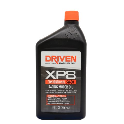 5w30 Driven Racing Oil XP8 Petroleum Motor 01906 Engine Oil, XP8, Mineral, 5W30, 1 qt., Each thumbnail 2