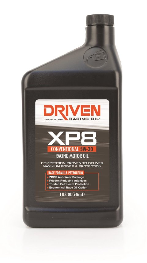 5w30 Driven Racing Oil XP8 Petroleum Motor 01906 Engine Oil, XP8, Mineral, 5W30, 1 qt., Each thumbnail 3