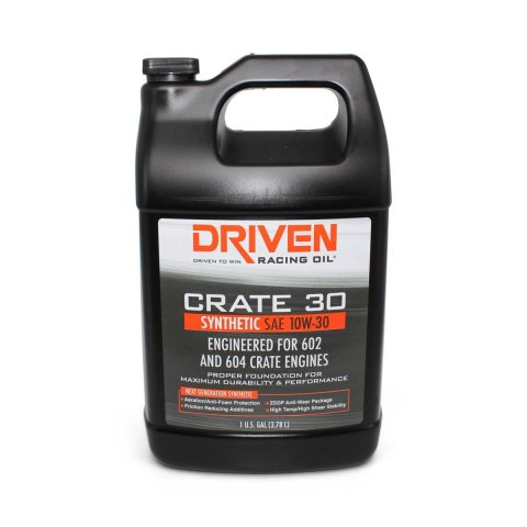 10w30 Driven Racing Oil Crate Synthetic Blend High Performance Motor 22308 Engine Oil, 30, 10W-30, Synthetic, 1 Gallon, Each thumbnail 2