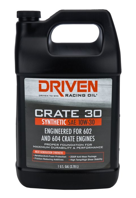 10w30 Driven Racing Oil Crate Synthetic Blend High Performance Motor 22308 Engine Oil, 30, 10W-30, Synthetic, 1 Gallon, Each thumbnail 3