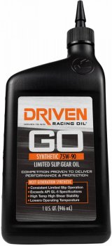 75W90 Driven Racing Oil Synthetic Gear 04230 Oil, Synthetic, 75W90, Limited Slip Additive, 1 qt., Each thumbnail 1