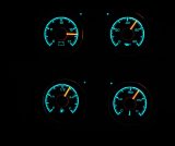 Dakota Digital HDX Direct-Fit Analog Gauge Systems HDX-73C-PU-K Kit, Direct Fit, HDX, Analog/Digital, Black Face, White/Multicolor Illuminated Numbers, White/Multicolor Illuminated Pointer, Chevy, Kit thumbnail 2