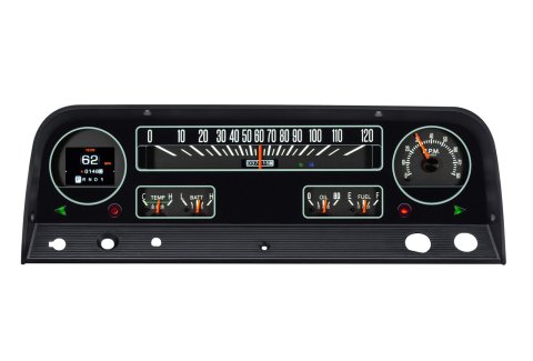 Dakota Digital RTX Direct-Fit Gauge Kits RTX-64C-PU-X Kit, Direct Fit, RTX, Analog/Digital, Black Face, White/Multicolor Illuminated Numbers, Orange Pointer, Chevy, Kit thumbnail 2