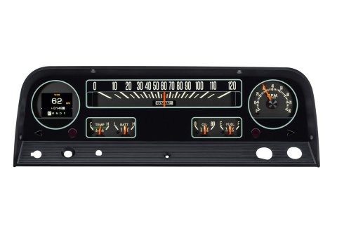 Dakota Digital RTX Direct-Fit Gauge Kits RTX-64C-PU-X Kit, Direct Fit, RTX, Analog/Digital, Black Face, White/Multicolor Illuminated Numbers, Orange Pointer, Chevy, Kit thumbnail 3