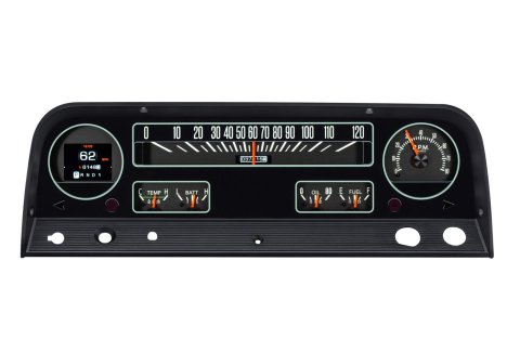 Dakota Digital RTX Direct-Fit Gauge Kits RTX-64C-PU-X Kit, Direct Fit, RTX, Analog/Digital, Black Face, White/Multicolor Illuminated Numbers, Orange Pointer, Chevy, Kit thumbnail 4