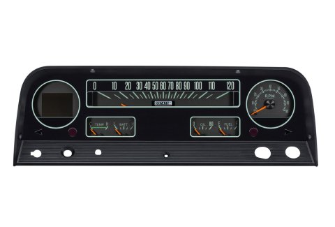 Dakota Digital RTX Direct-Fit Gauge Kits RTX-64C-PU-X Kit, Direct Fit, RTX, Analog/Digital, Black Face, White/Multicolor Illuminated Numbers, Orange Pointer, Chevy, Kit thumbnail 6