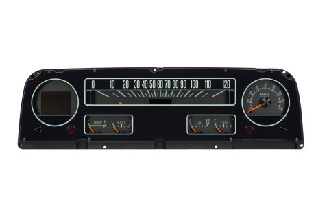 Dakota Digital RTX Direct-Fit Gauge Kits RTX-64C-PU-X Kit, Direct Fit, RTX, Analog/Digital, Black Face, White/Multicolor Illuminated Numbers, Orange Pointer, Chevy, Kit thumbnail 7