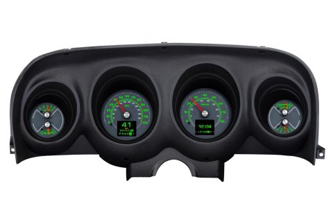 Dakota Digital RTX Direct-Fit Gauge Kits for 1969-1970 MUSTANG - RTX-69F-MUS-X Kit, Direct Fit Analog, RTX, Black Face, White/Multicolor Number, Orange Pointer, Ford, Kit thumbnail 4