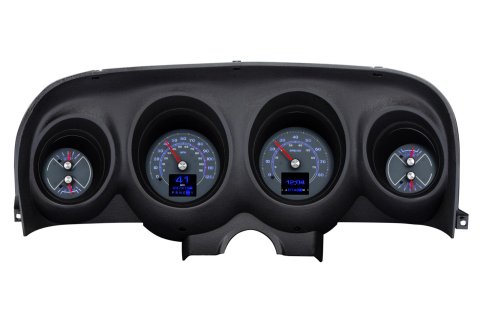 Dakota Digital RTX Direct-Fit Gauge Kits for 1969-1970 MUSTANG - RTX-69F-MUS-X Kit, Direct Fit Analog, RTX, Black Face, White/Multicolor Number, Orange Pointer, Ford, Kit thumbnail 6