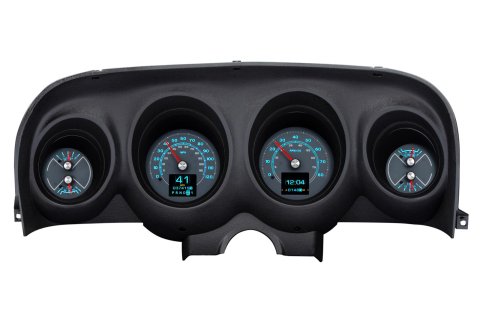Dakota Digital RTX Direct-Fit Gauge Kits for 1969-1970 MUSTANG - RTX-69F-MUS-X Kit, Direct Fit Analog, RTX, Black Face, White/Multicolor Number, Orange Pointer, Ford, Kit thumbnail 8