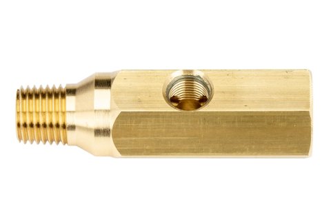 Dakota Digital Oil Pressure Adapters 130071 Gauge Adapters, Pressure, Brass, Each