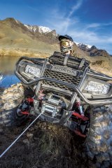 3,500 lbs. Warn VRX 35-S Winch 101030 Winch, 35-S, Electric, 12 V, lbs., Hawse Fairlead, 50 ft. Length Synthetic Rope, Handlebar Switch Remote, Each thumbnail 5