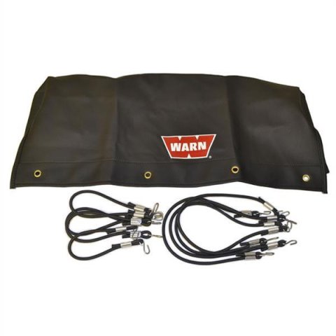 Warn Winch Covers 18250 Cover, Vinyl, Black, Fits 9.5ti and XD9000i Winches, Each