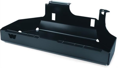 Warn Body Armor Fuel Tank Skid Plates for 1987-1995 WRANGLER - 66550 Plate, Armor, Steel, Black Powdercoated, Jeep, Each
