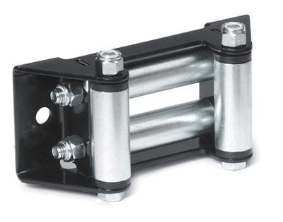 Warn Roller Fairleads 64952 Fairlead, Steel, Black, Each
