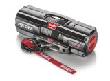 4,500 lbs. Warn Axon 45-S Powersport Winch 101140 Winch, 45-S, Electric, 12 V, lbs., Hawse Fairlead, 50 ft. Length Synthetic Rope, Handlebar Switch Remote, Each thumbnail 6