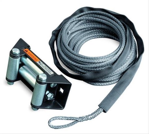 Warn Synthetic Rope Replacement Kits 72128 Winch Rope, 3/16 in. Diameter, 50 ft. Length, Kit