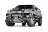 Warn Semi-Hidden Kit Winch Mounting Systems for 2005-2011 TACOMA - 102876 Mounts, Systems, Bumper Mount Style, Steel, Black Powdercoated, Toyota, Each thumbnail 2