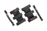 Warn Rubber Grip Grab Handles for 2007-2021 WRANGLER, 2018 WRANGLER JK - 102653 Bars and Handles, Handles, Nylon/Rubber, Black, Jeep, Pair thumbnail 1