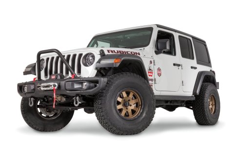 Warn Grille Guard Tubes for 2020-2021 GLADIATOR, 2018-2021 WRANGLER - 102346 Tube, Steel, Black, Tall-Height, Stinger, Jeep, Each