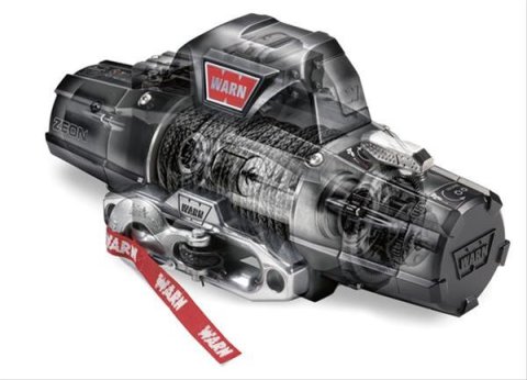 8,000 lbs. Warn Zeon 8 Series Winch 88980 Winch, 8, Electric, 12 V, lbs., Roller Fairlead, 100 ft. Length Steel Cable, 12 ft. Wired Remote thumbnail 1