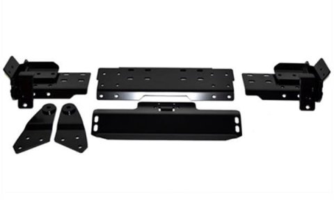 Warn ProVantage Front Plow Mounting Kits 80681 Kit, Front, Steel, Black Powdercoated, Polaris, Kit thumbnail 1