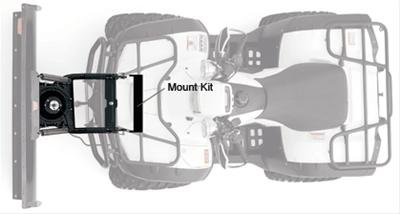 Warn ProVantage Front Plow Mounting Kits 80681 Kit, Front, Steel, Black Powdercoated, Polaris, Kit thumbnail 2