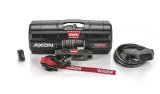 4,500 lbs. Warn Axon 45RC Powersport Winch 101240 Winch, 45RC, Electric, 12 V, lbs., Hawse Fairlead, 27 ft. Length Synthetic Rope, Handlebar Switch Remote, Each thumbnail 1