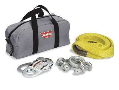 Warn Utility Winch Rigging Kits 70792 Kit, Utility, with Gray Nylon Soft Carrying Case, Kit