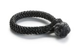 Warn Spydura Soft Shackles 102556 Tow Shackles, Shackles, 29,700 lbs. Load Rating, High Modulus Polyethylene, Black, Each thumbnail 1